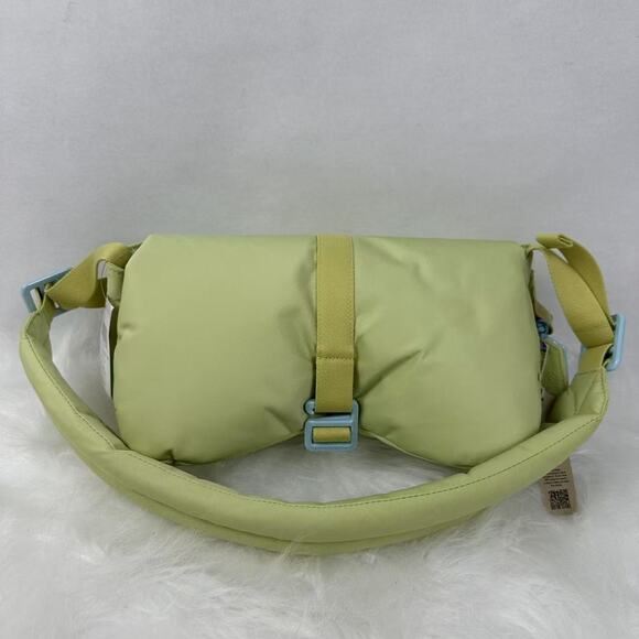 Coach Coachtopia Loop Puffy Wavy Dinky Bag In Pale Lime Rainbow CQ859 NWT - Picture 1 of 9